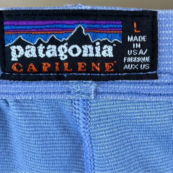 Patagonia Capilene Purple Base Layer Long Johns Pants Bottoms Women’s sz L - Picture 4 of 9